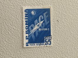 Cosmo und Space Theme Briefmarke