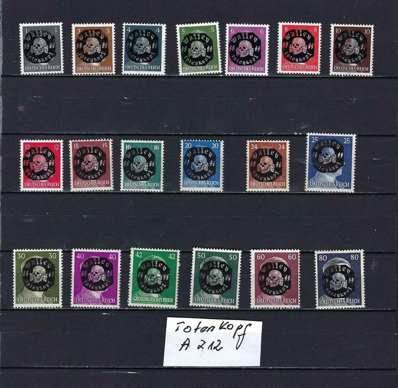 Alle Briefmarken: WKII Besetzung ** – Neu und originalverpackt aus Altstätten SG von Nandodax