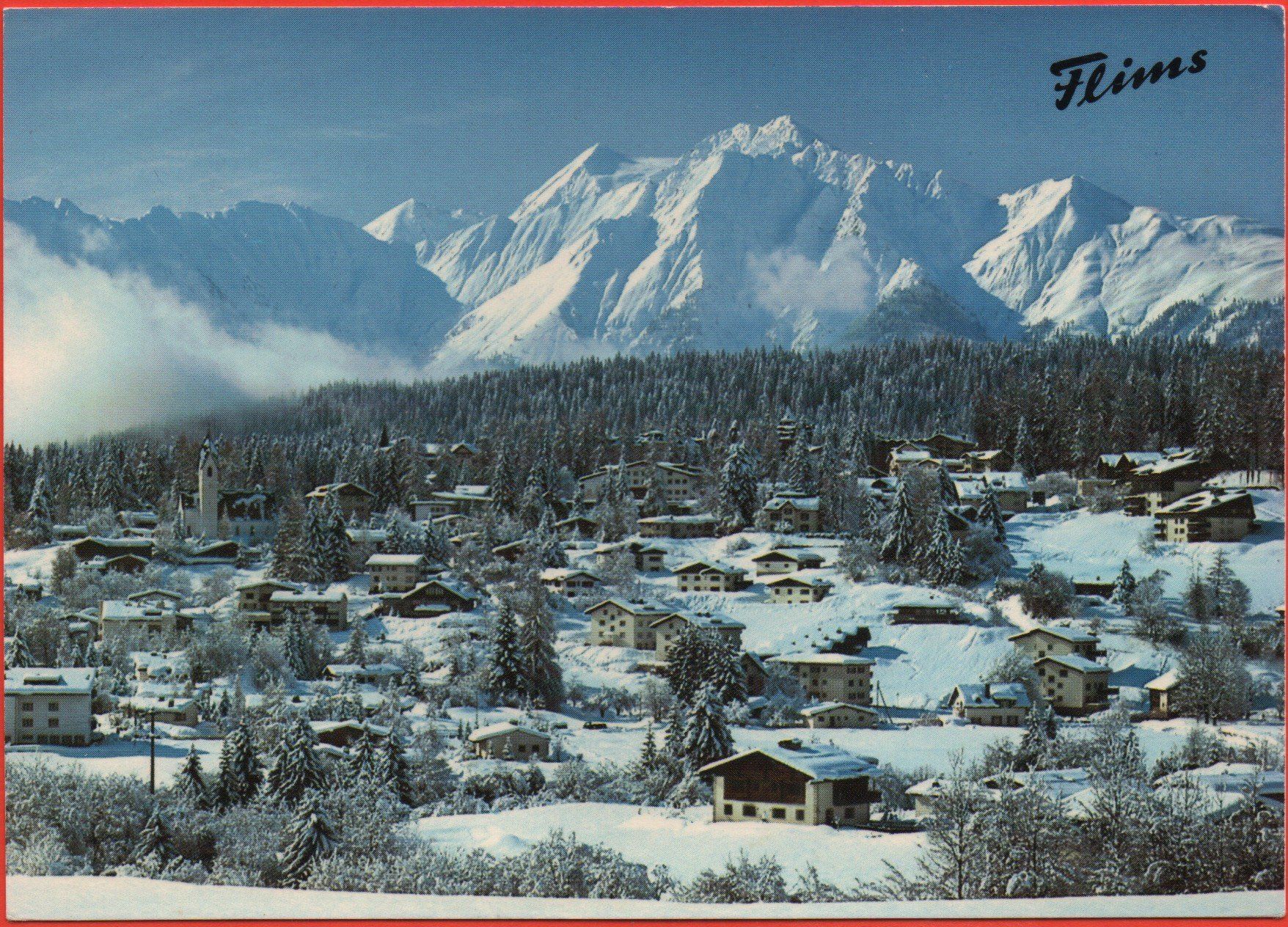 Cartes postales: FLIMS mit Signinagruppe – D'occasion à Jona par philajona