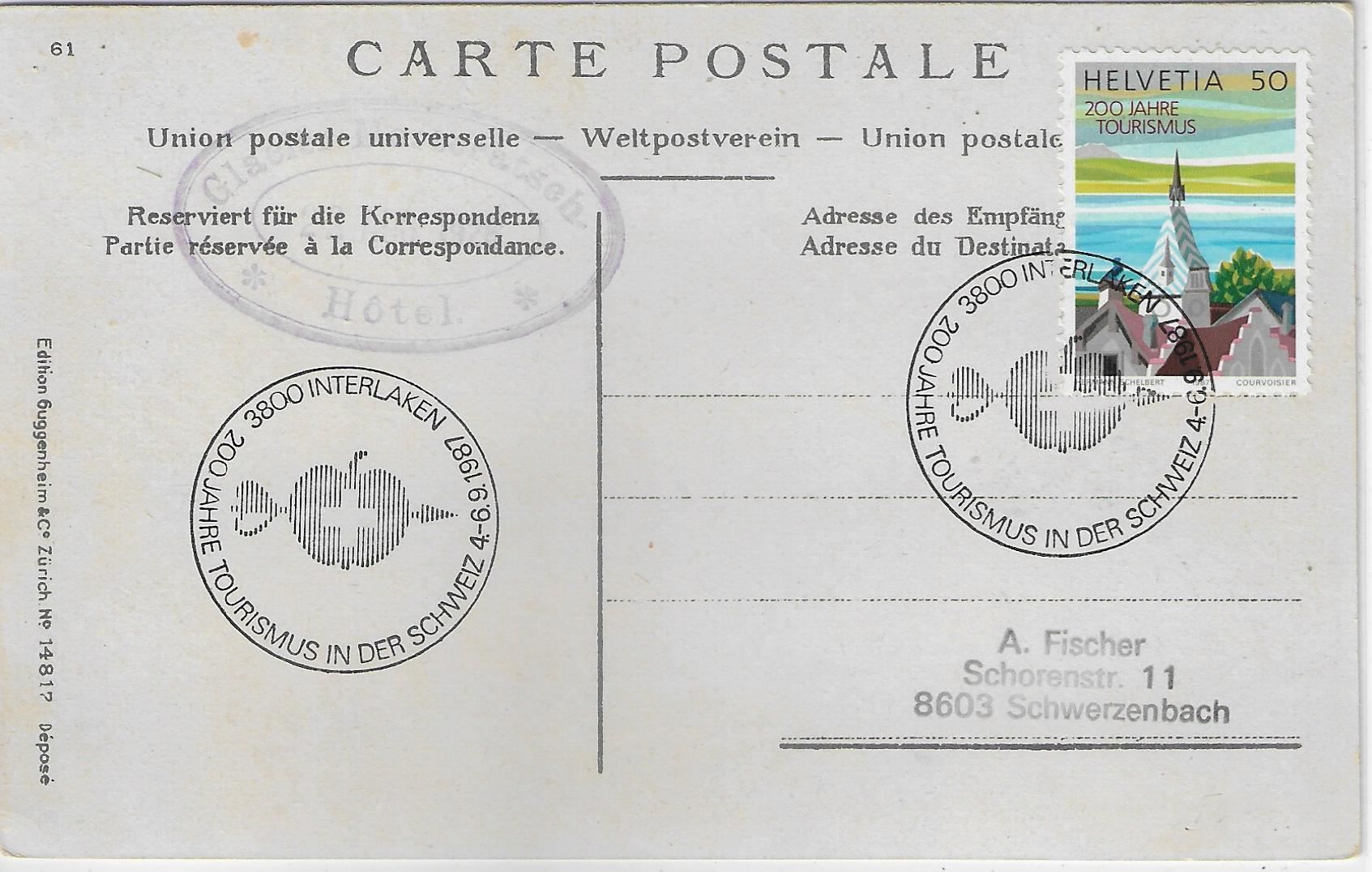 Cartoline postali: Sentum - Alpfahrt - Depart pour les – Usato da Ettingen venduto da Kartenplanet 1