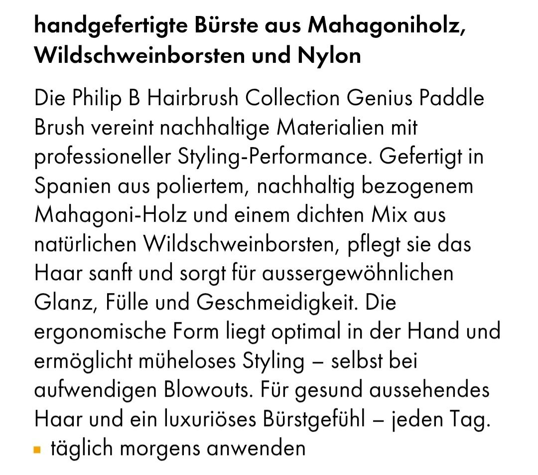 Autres soins des cheveux: Haarbürste Philip B – Neuf (Voir description) à Leuk Stadt par Me-ya-piv 1