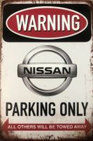 Nissan Parking Only Blechschild GT R Skyline 350Z 370Z EN