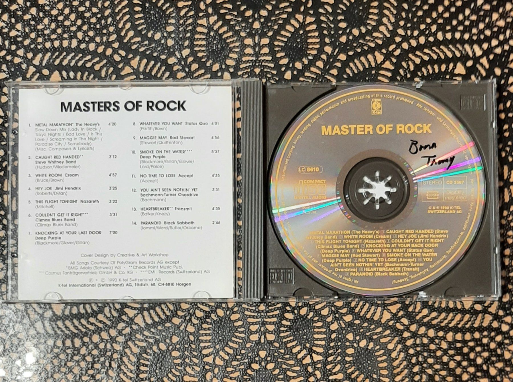 CDs: Masters Of Rock, Hard Rock Compilation CD 1990 – Gebraucht aus Amriswil von Celini3 2