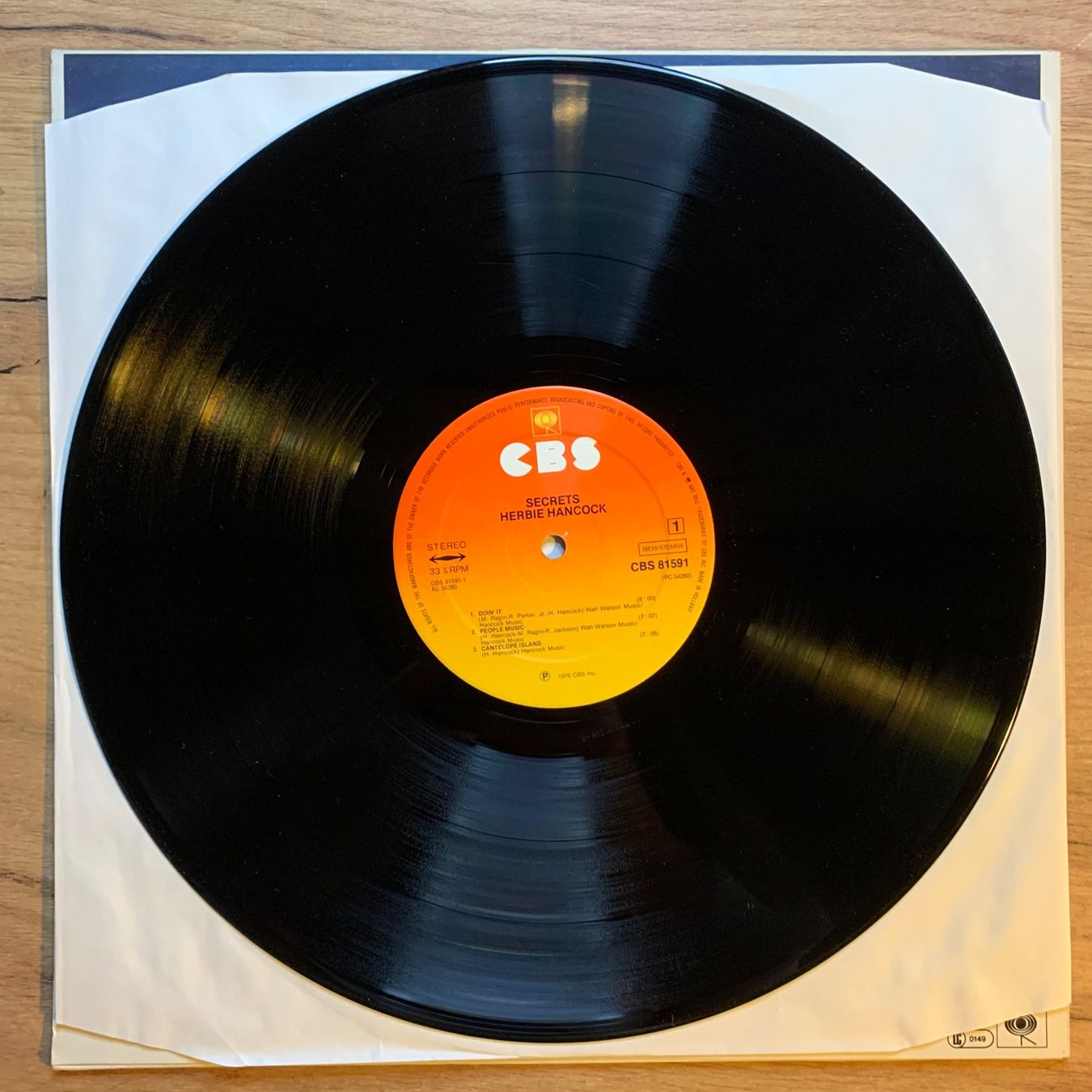 Dischi in vinile: HERBIE HANCOCK - SECRETS...OG EU 1976...VG+/VG+ – Usato da Gals venduto da Diskopatshop 2