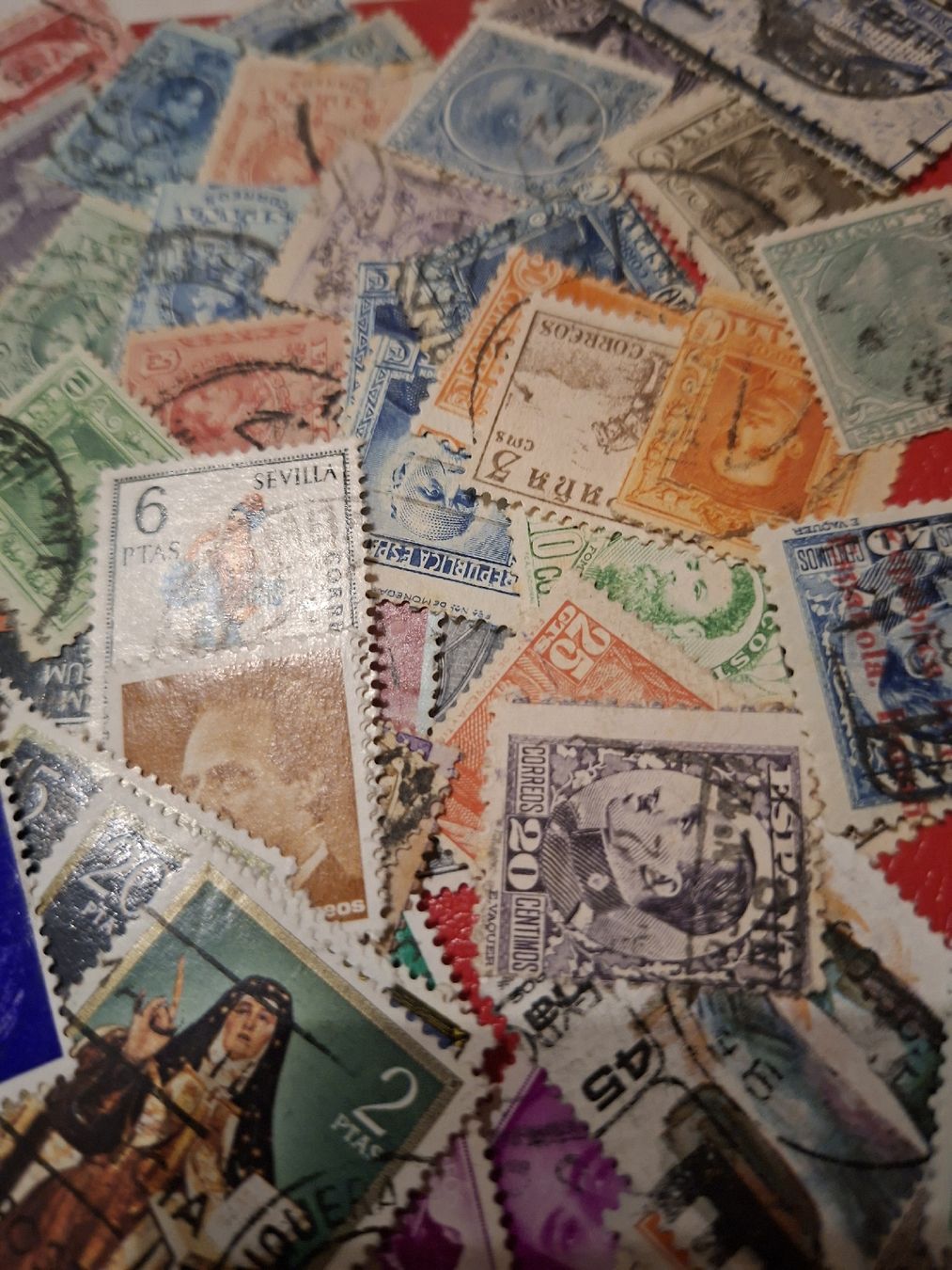 Alle Briefmarken: Lot div. Länder Ausland – Gebraucht aus Balgach von SIMEON27