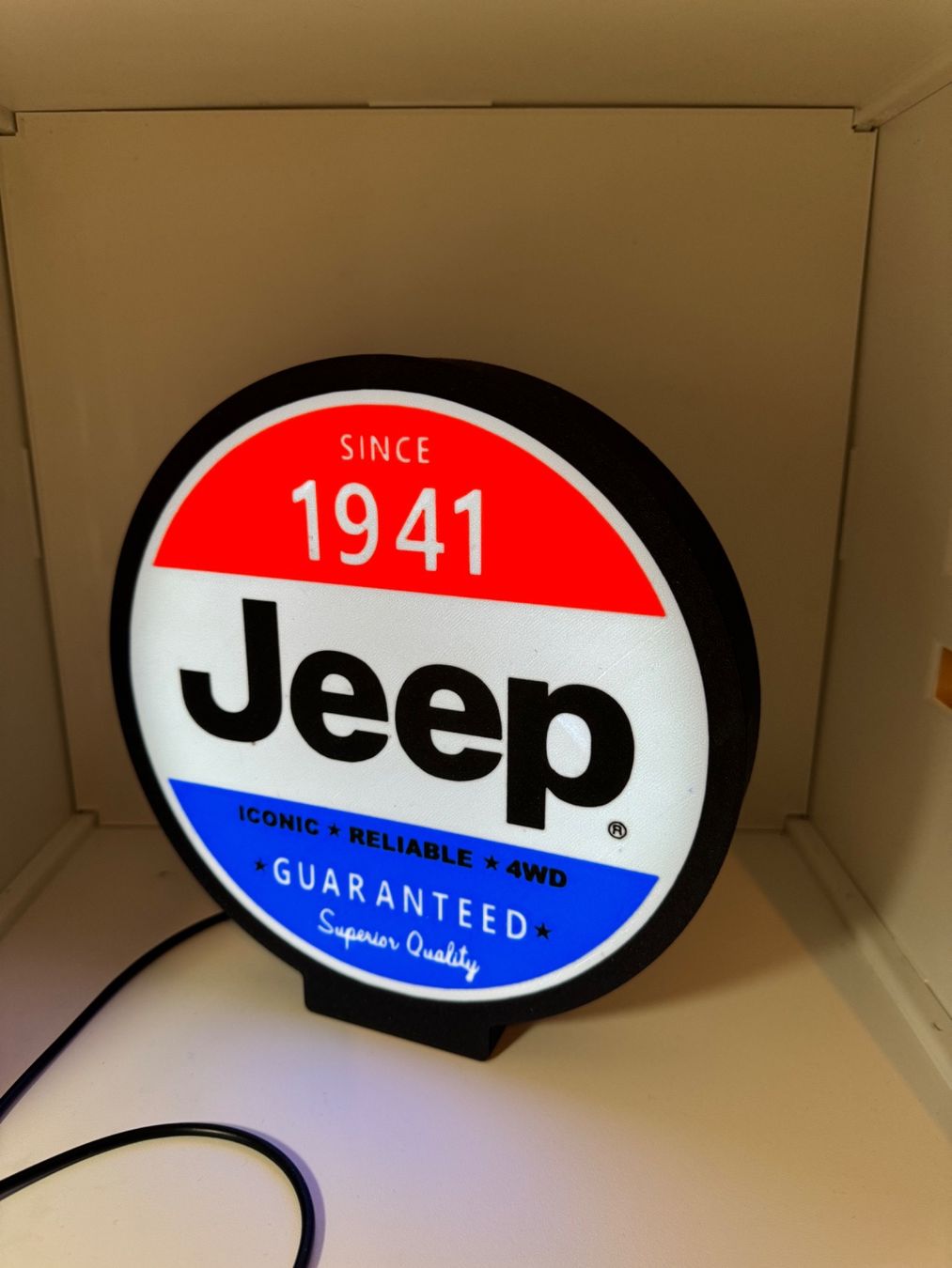 Lampade: Logo lumineux Led JEEP – Nuovo (secondo la descrizione) da Vicques venduto da PAMB3D 4
