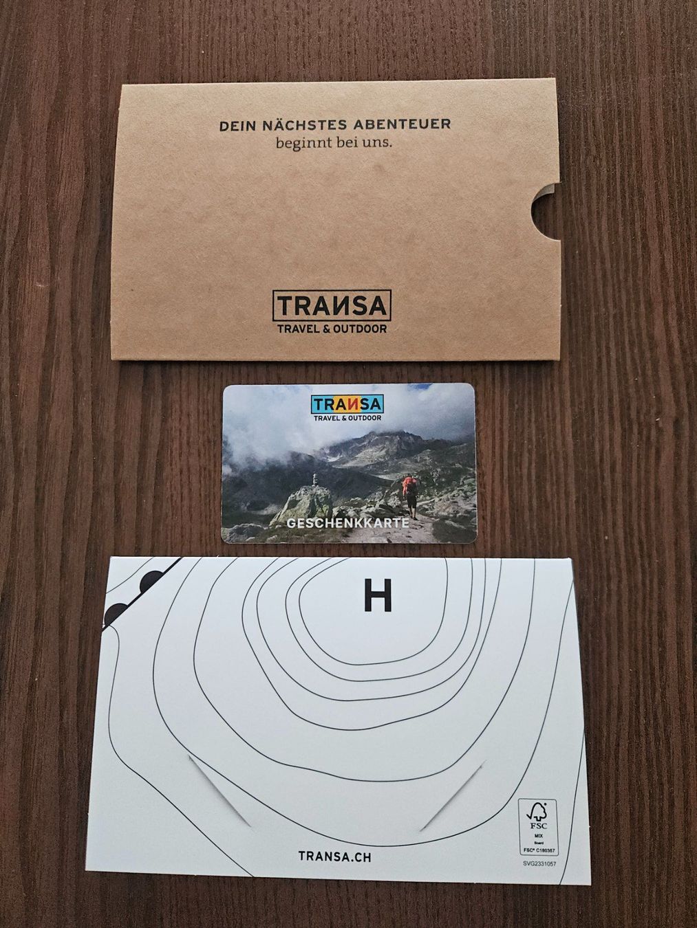 Gutscheine: Transa Geschenkkarte 80.- – Neu und originalverpackt aus Kriens von Campino111