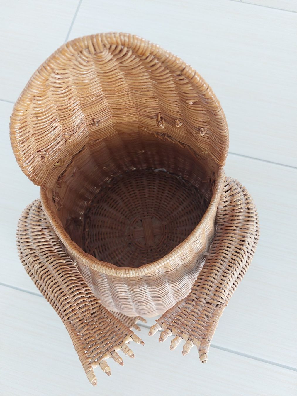 Tutte le decorazioni: Grenouille en rotin vintage – Usato da Saignelégier venduto da mpm_9wdk 3