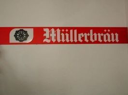 Reklametafel Müller Bräu