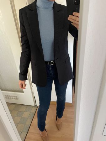 MANGO Blue Navy Blazer XS/S