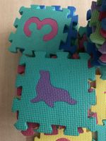 Grosses XL Puzzlematten Set Schaumstoff–55 Platten 17x17 cm