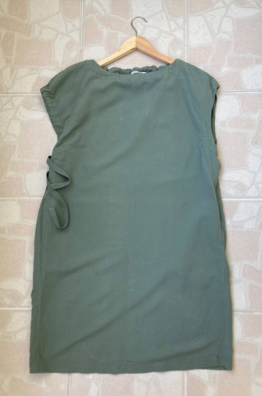 Kleider: Oversized Pomandere Kleid mit Leinen Gr.S – Gebraucht aus Unterägeri von Jutka_04 5