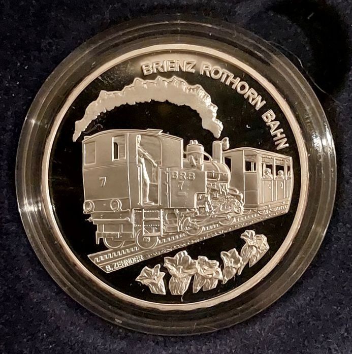 Alle Münzen: 20 Franken 2009 Silber pp Brienz-Rothorn-Bahn Box – Neu (gemäss Beschreibung) aus Arch von moneyswiss 1