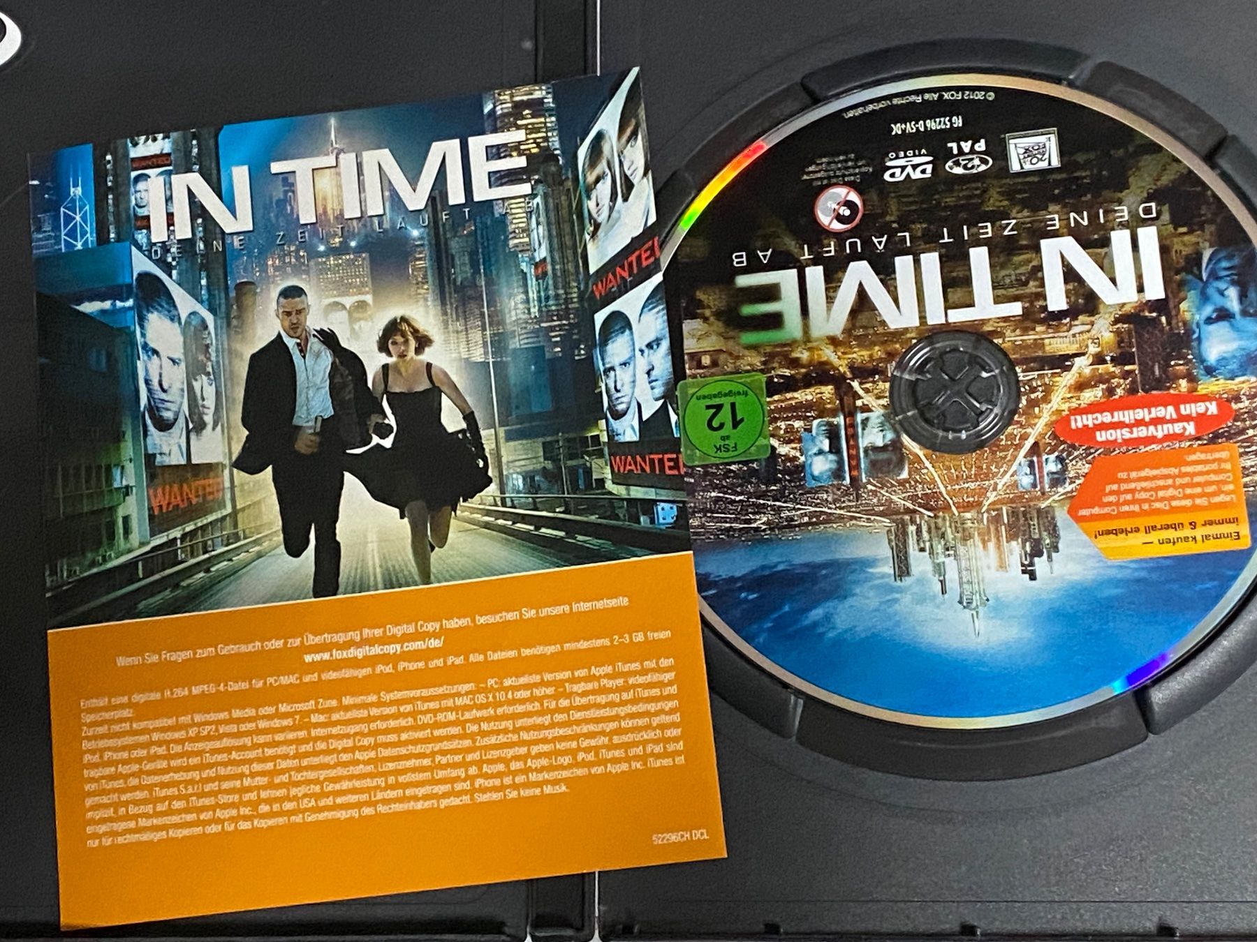 Alle DVDs: In Time – Gebraucht aus Muri b. Bern von AdidasCollector 2