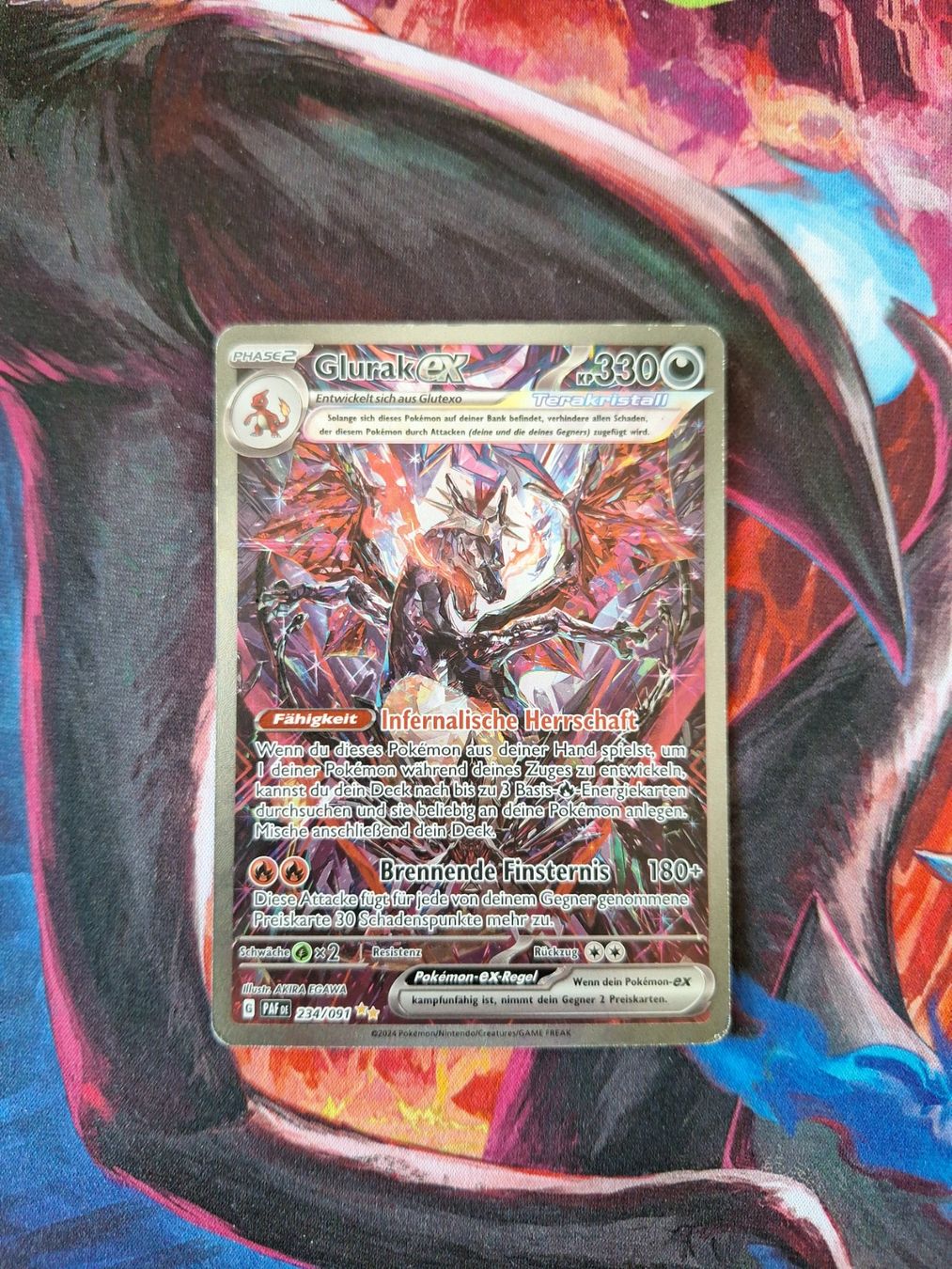 Pokémon Cartes à collectionner: Glurak ex - Paldes Schicksale - Deutsch - SIR – D'occasion à Altstätten SG par GGsGameshop