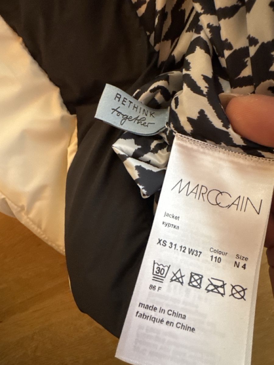 Marc Cain Jacken: Neue Marc Cain Winter Jacke grösse 4 Strickärmel – Neu (gemäss Beschreibung) aus Affoltern am Albis von lu08 6