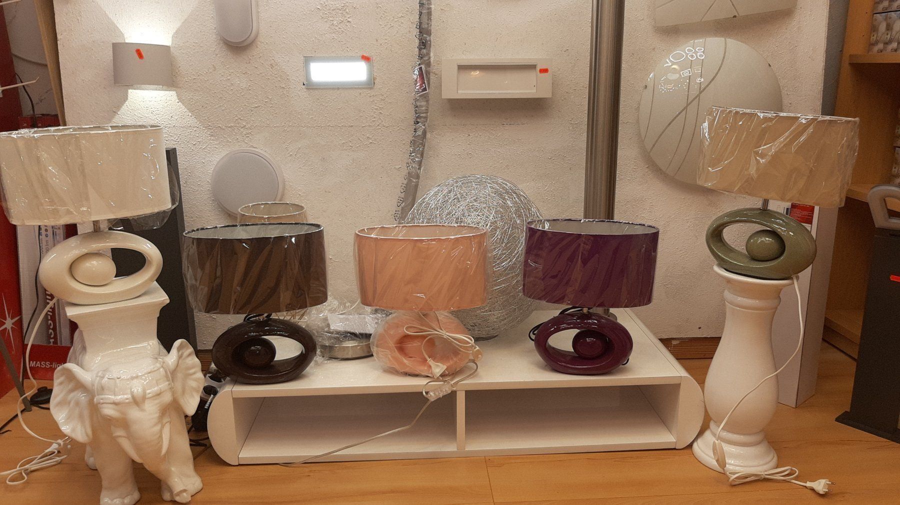 Lampade: MARGA Tischlampe Grau-Beige – Nuovo e nell'imballaggio originale da Lachen SZ venduto da ANDDUS-MASSLIGHT 6