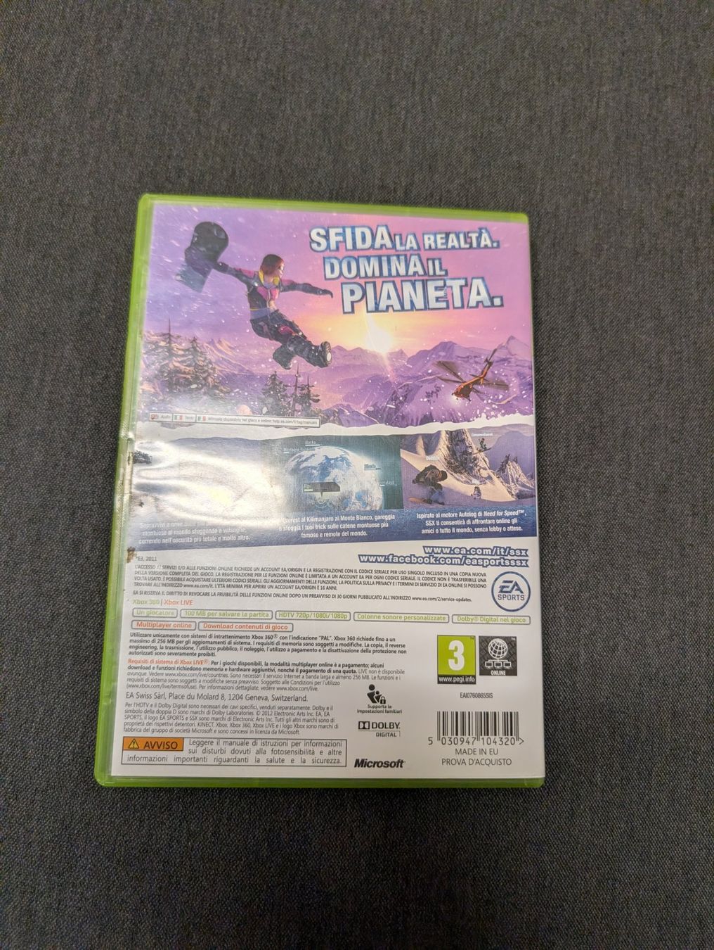 Giochi: SSX Microsoft Xbox 360 – Usato da Giubiasco venduto da Ticinerd 1