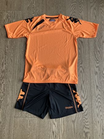 Sportdress orange-schwarz 152
