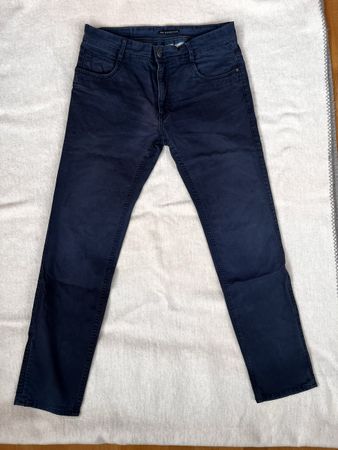 Pantalons jeans bleu marin Mango Man Taille 40