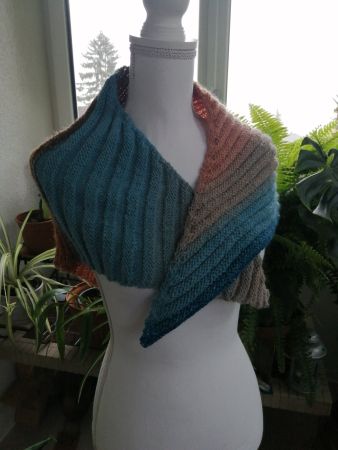 AKTION - Dreiecktuch/Schultertuch gestrickt, Gr.: 100x50cm