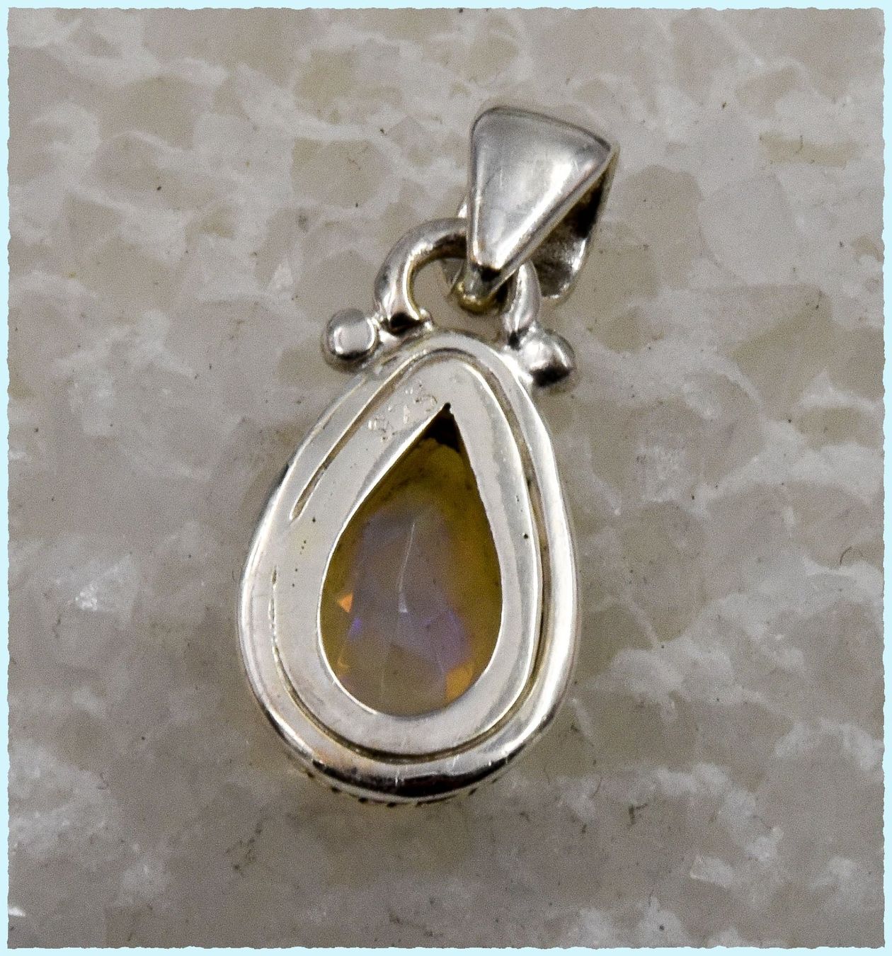 Ciondoli: FIRE OPAL, Opal Anhänger 925 Silber – Nuovo e nell'imballaggio originale da Oberglatt ZH venduto da Goldfee1 4