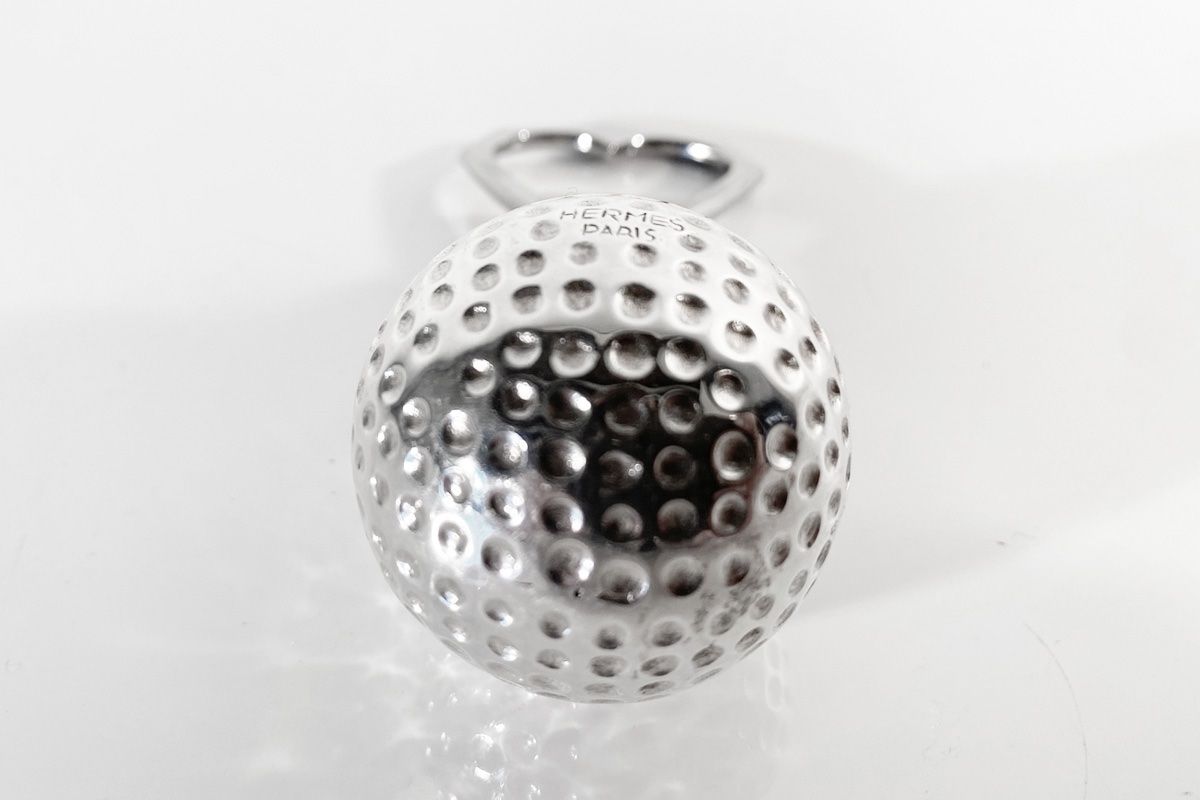 Hermès Apribottiglie & Tappi per chiusura: Golfball Flaschenöffner von Hermes Paris – Usato da Ballwil venduto da ClassicGallery 3