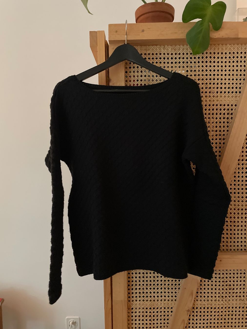 Hallhuber Pulls & Sweat-shirts: Pullover Hallhuber schwarz mit Rautenmuster – D'occasion à Zürich par man_yb8d