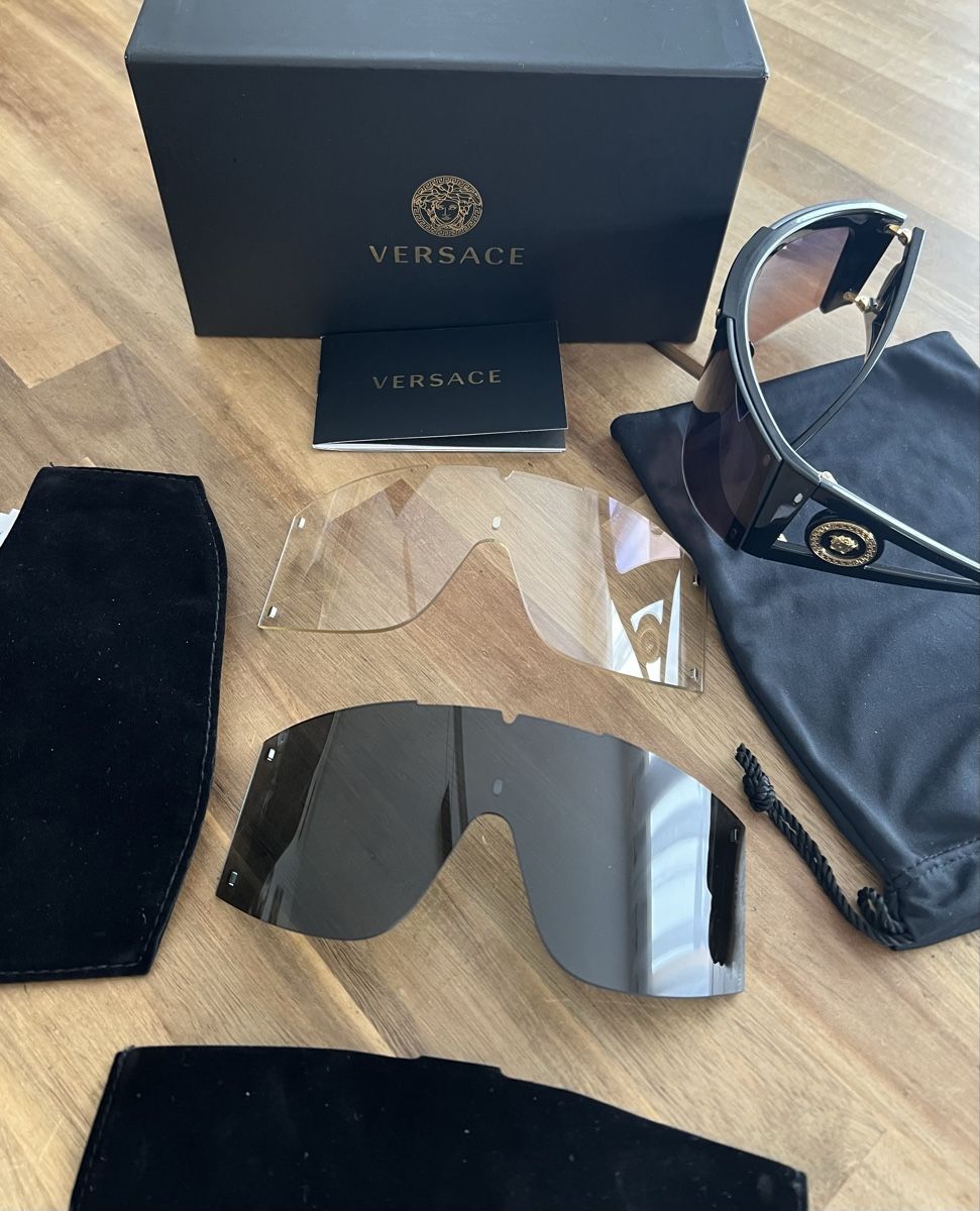 Versace Brillen & Gläser: Versace - masque de soleil avec 3 verres -50% – Neu und originalverpackt aus Forel FR von Papillon2020 1