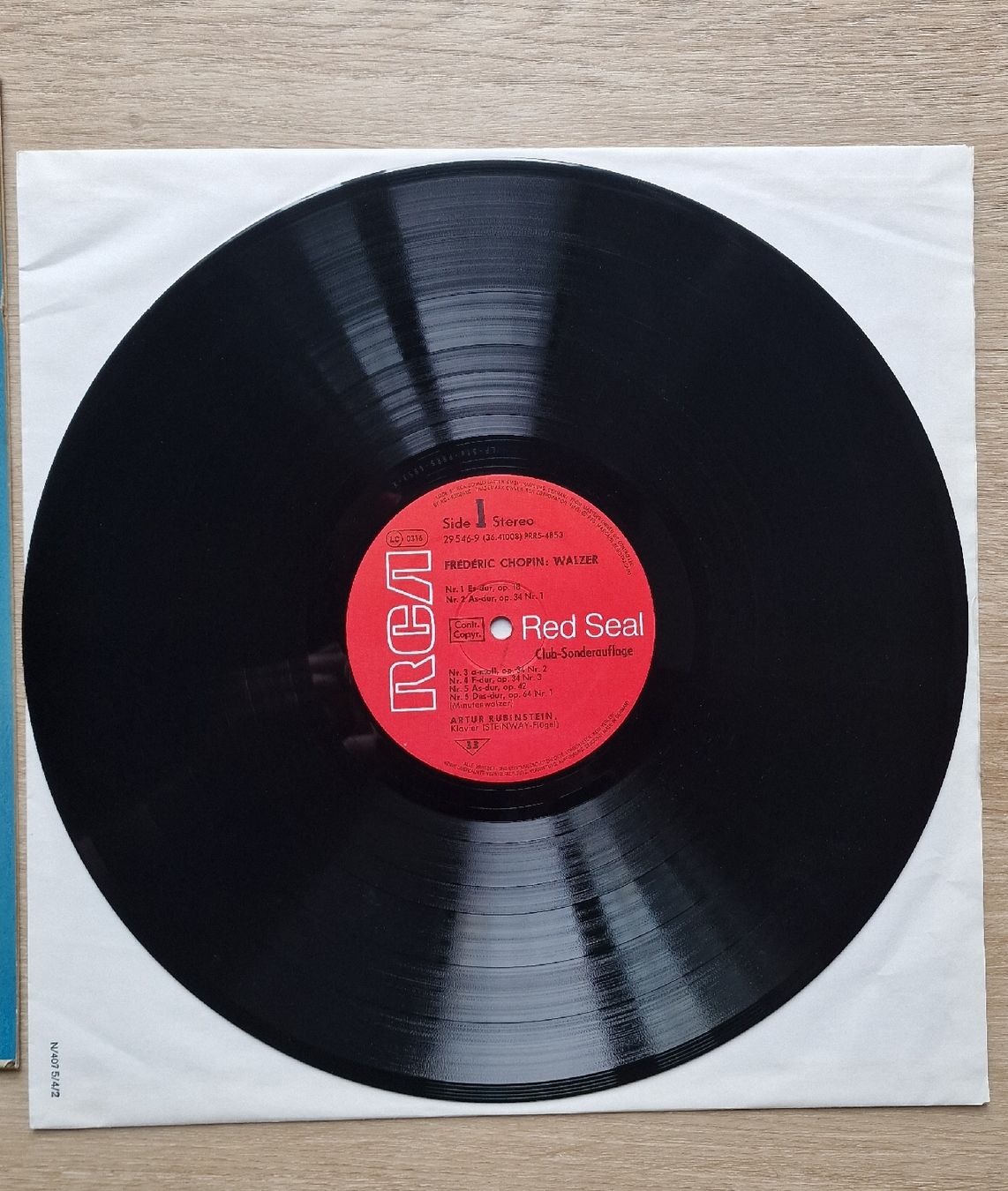 Schallplatten: Artur Rubinstein spielt Chopin Walzer Schallplatte – Gebraucht aus Fischingen von RWB6 3