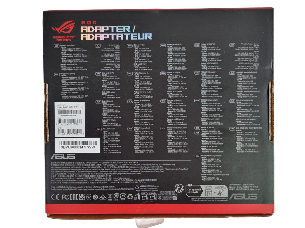 Unità & Adattatore: ASUS Rog Adapter 240.0W – Nuovo (secondo la descrizione) da Wangen b. Olten venduto da Restwert_Wangen 1