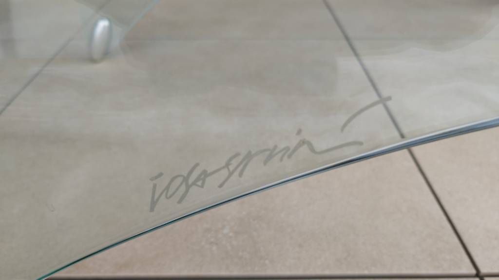 Tavoli: Table en verre Massimo Iosa Ghini pour FIAM – Usato da Pâquier-Montbarry venduto da Cbadoud 2