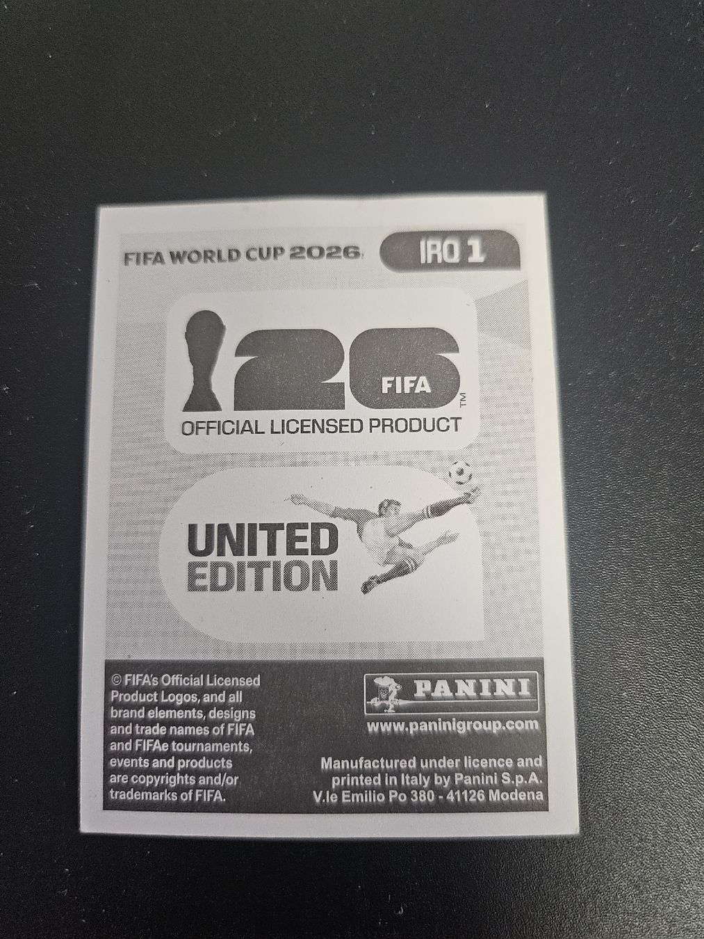 Panini Sammelbilder & Trading cards: panini IRQ 1 – Neu (gemäss Beschreibung) aus Croy von sylvie1350 1