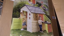 Smoby Spielhaus Natur mit Küche