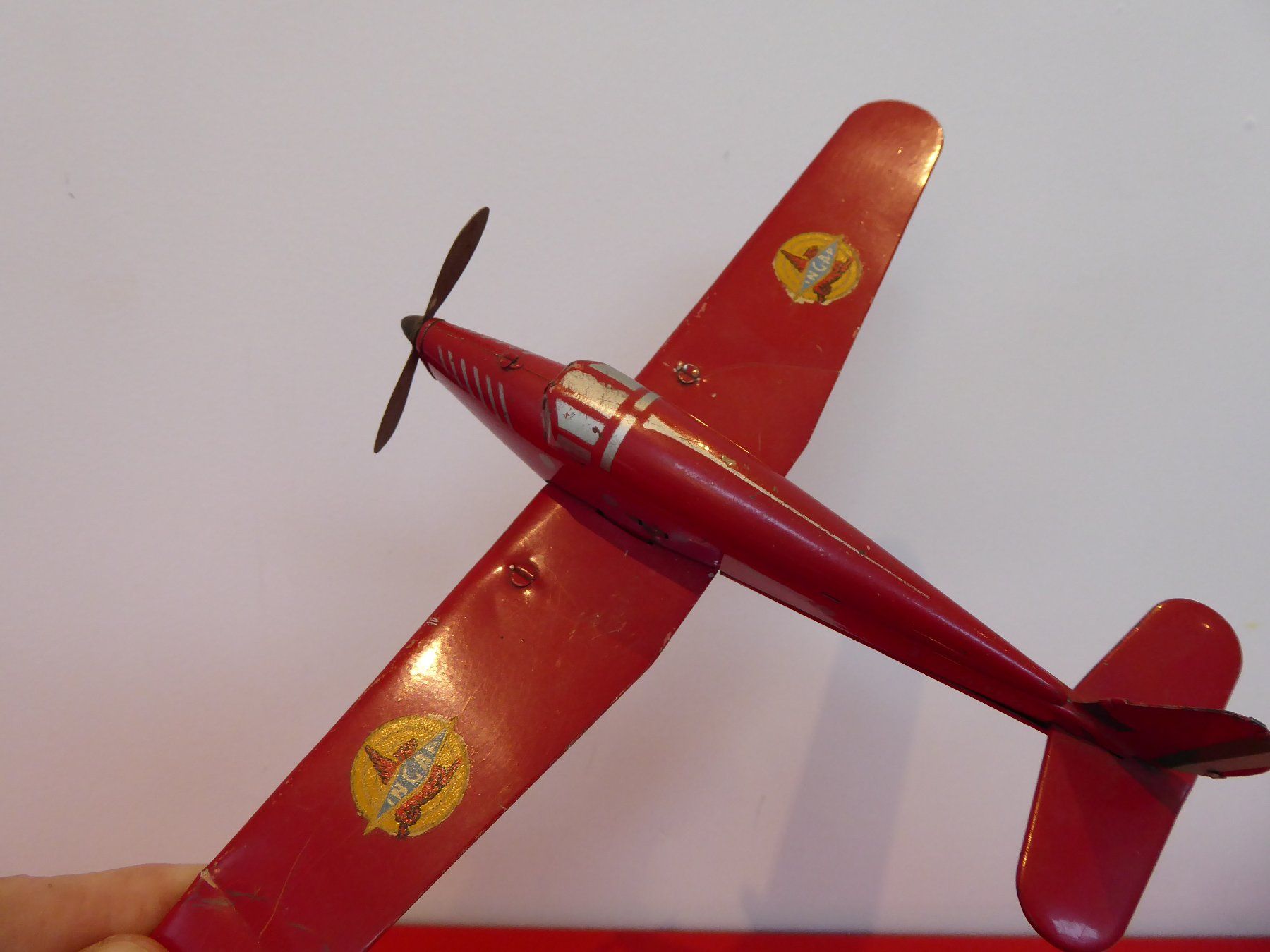 Modellbausätze & Standmodelle: Original Blechflugzeug Fa."Ingap" Italien 1940 – Gebraucht aus Aarau von didi512 3