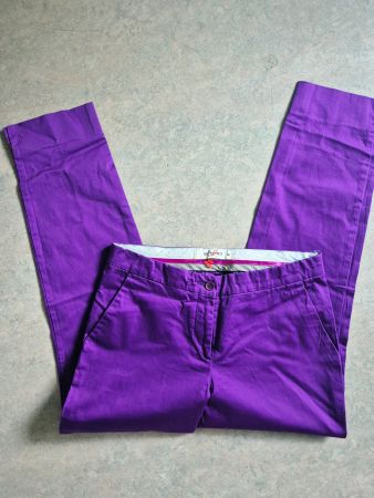 ETRO ITALY 38 M HOSE STOFFHOSE VIOLETT , TOP ZU BLUSE TUNIKA