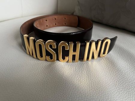 Moschino Gürtel dunkelbraun