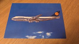 Ansichtskarte Lufthansa Boeing Jet 747