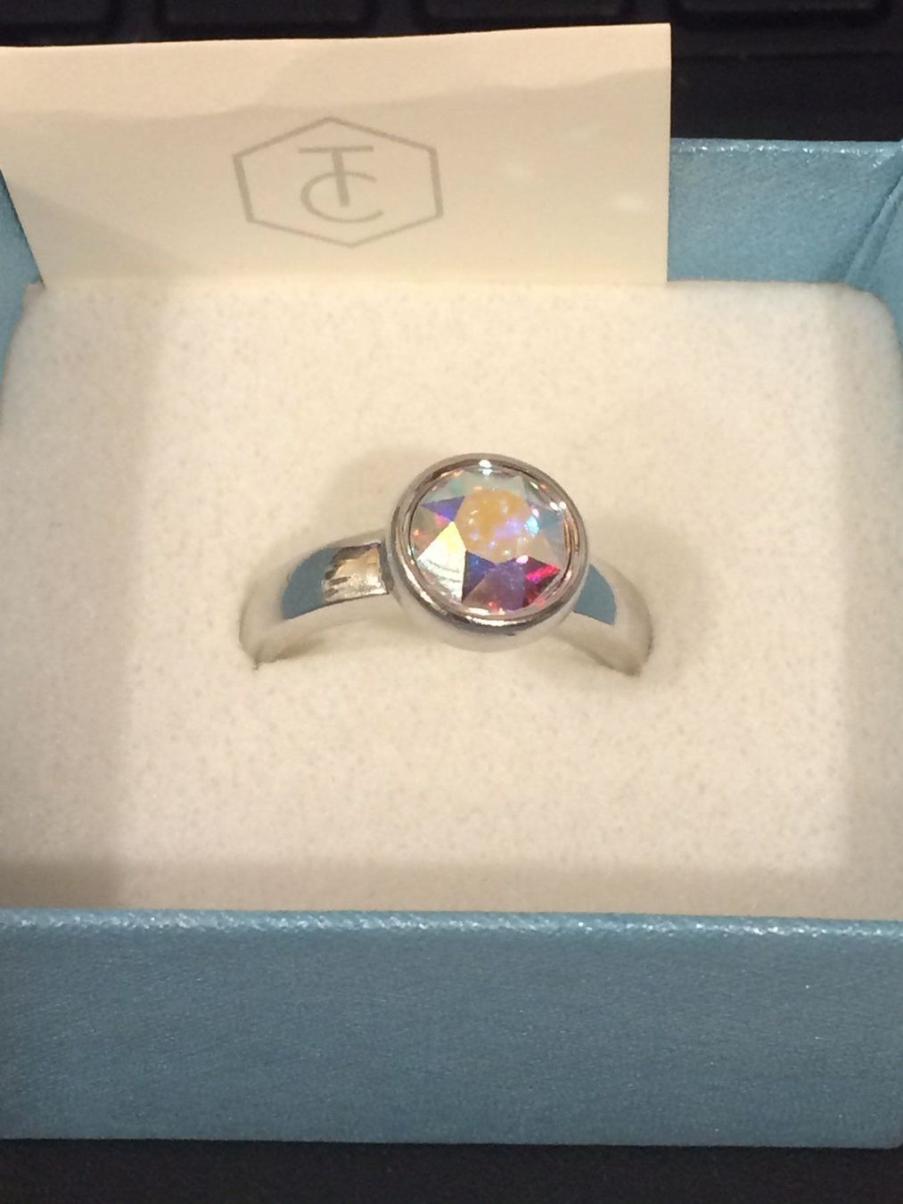 Anelli: Swarovski Ring - Gr: 62 (R2700-10) – Nuovo e nell'imballaggio originale da Adliswil venduto da RedDelicious 1