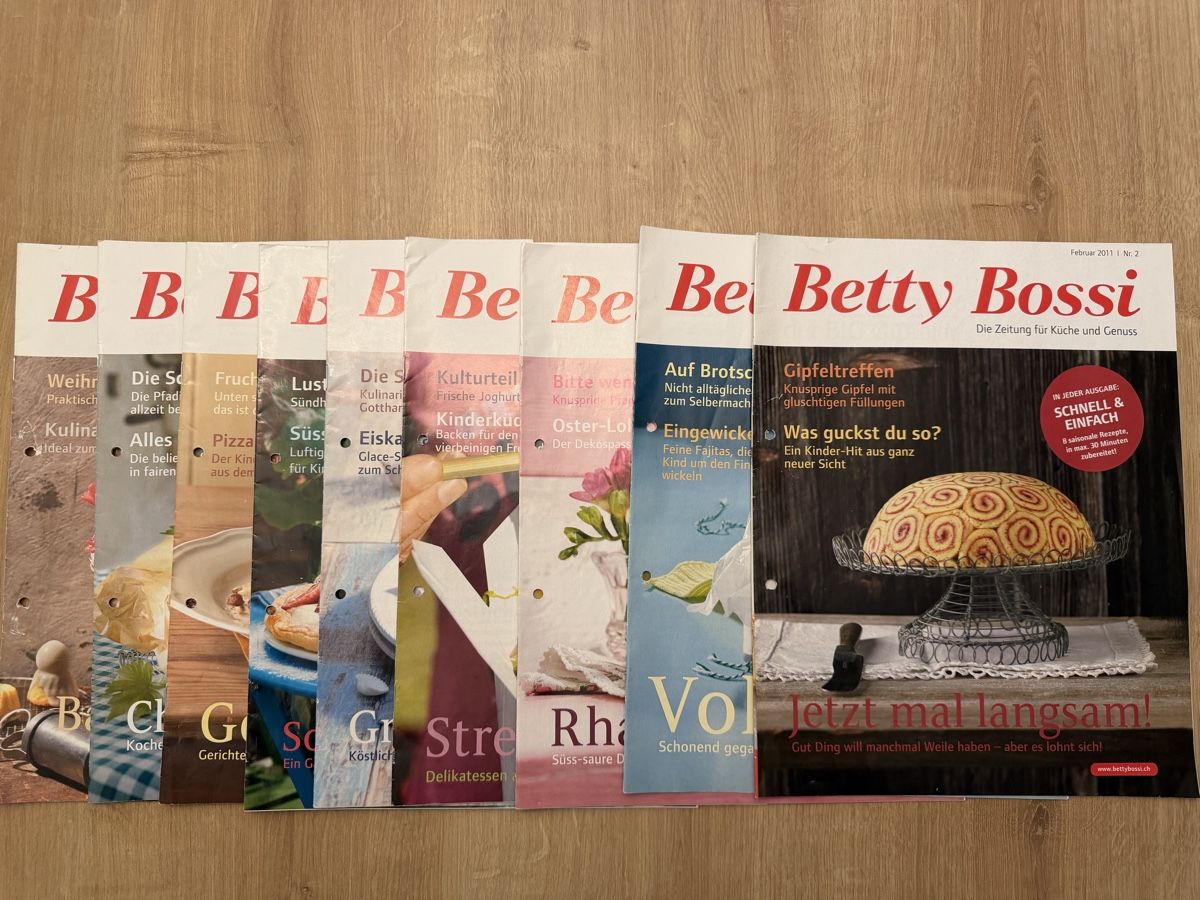Riviste & Magazine: Betty Bossi Hefte des Jahres 2011 – Usato da Wilen b. Wil venduto da Huibuh