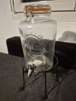 Getränkespender Kilner 5 Liter Glas mit Zapfhahn und Ständer