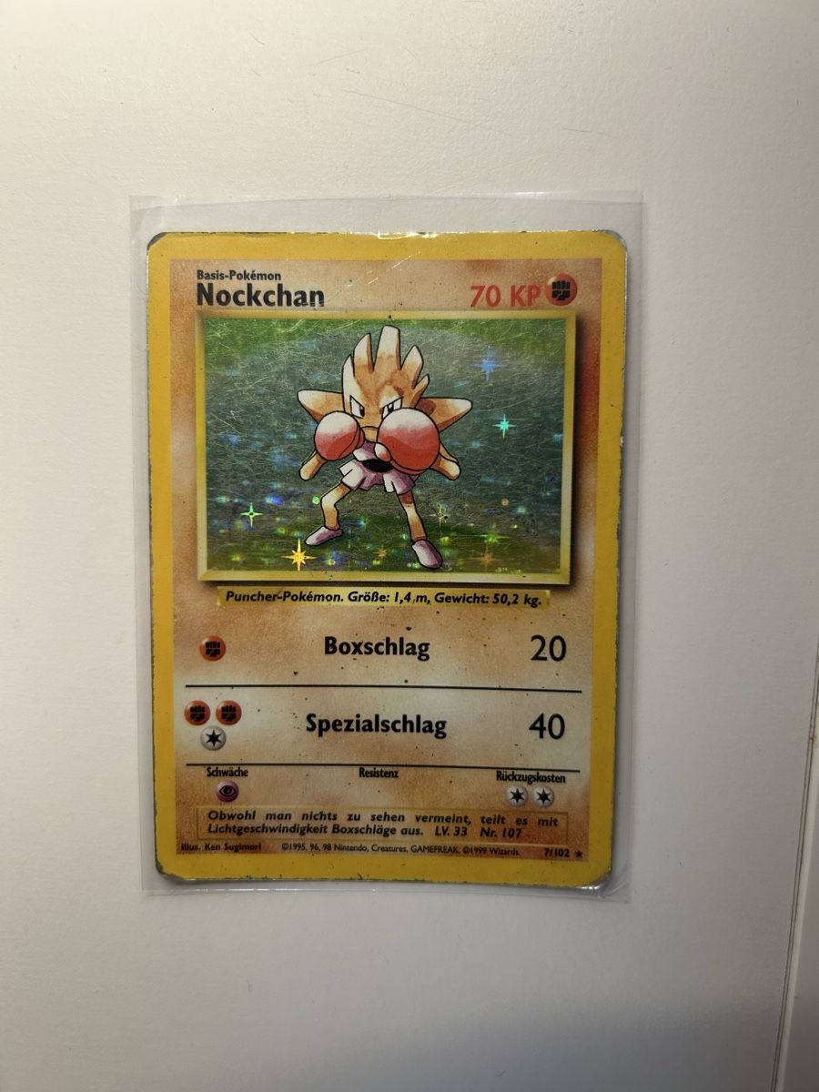 Pokemon Nockchan Holo 7/102 (DE) (Gebraucht) in Vuadens für CHF 5.9 ...