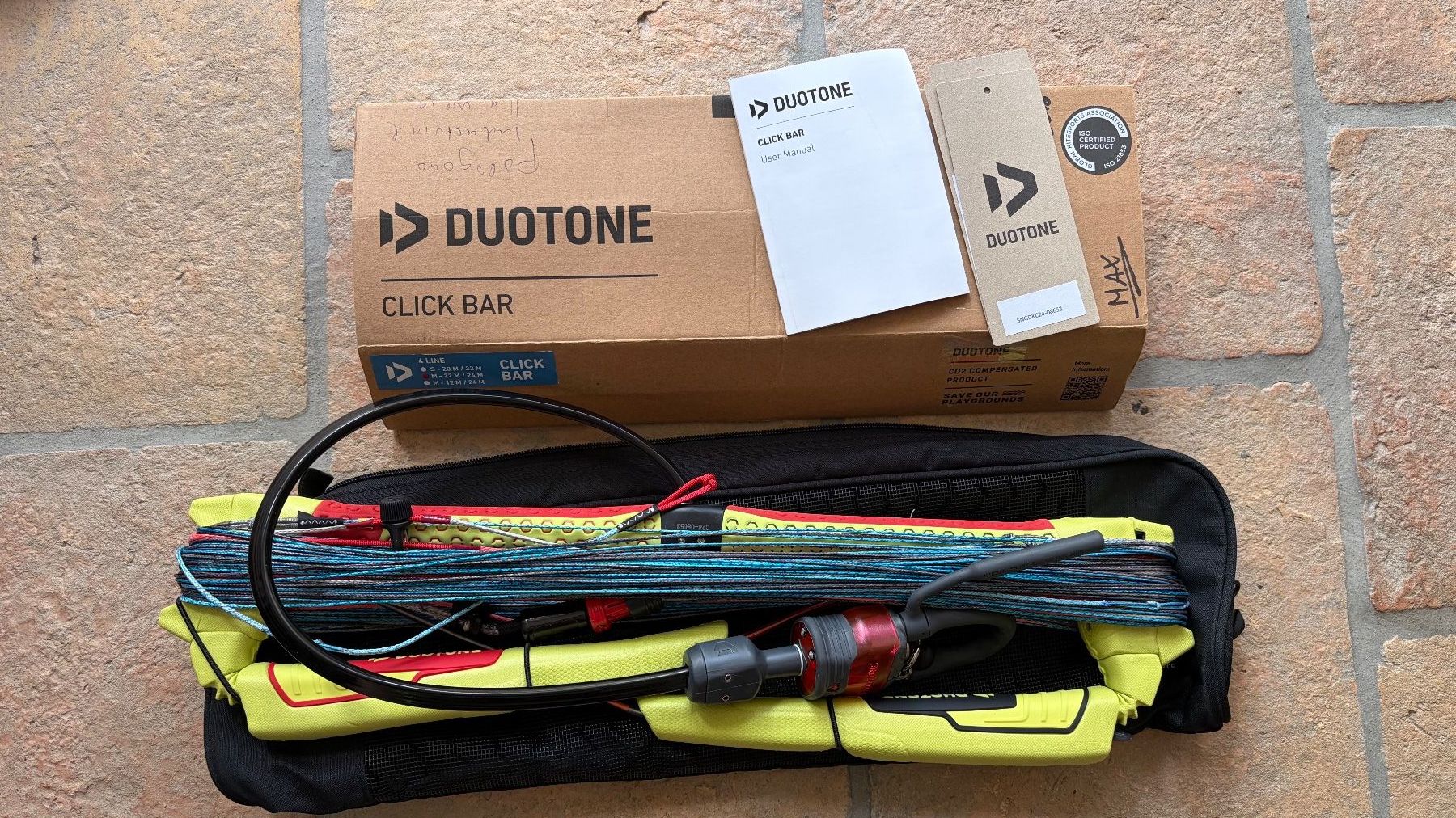 Duotone Aquilone: Neue Duotone Click Bar 2024 inkl. Chicken Loop! – Nuovo e nell'imballaggio originale da Stallikon venduto da felixmuster