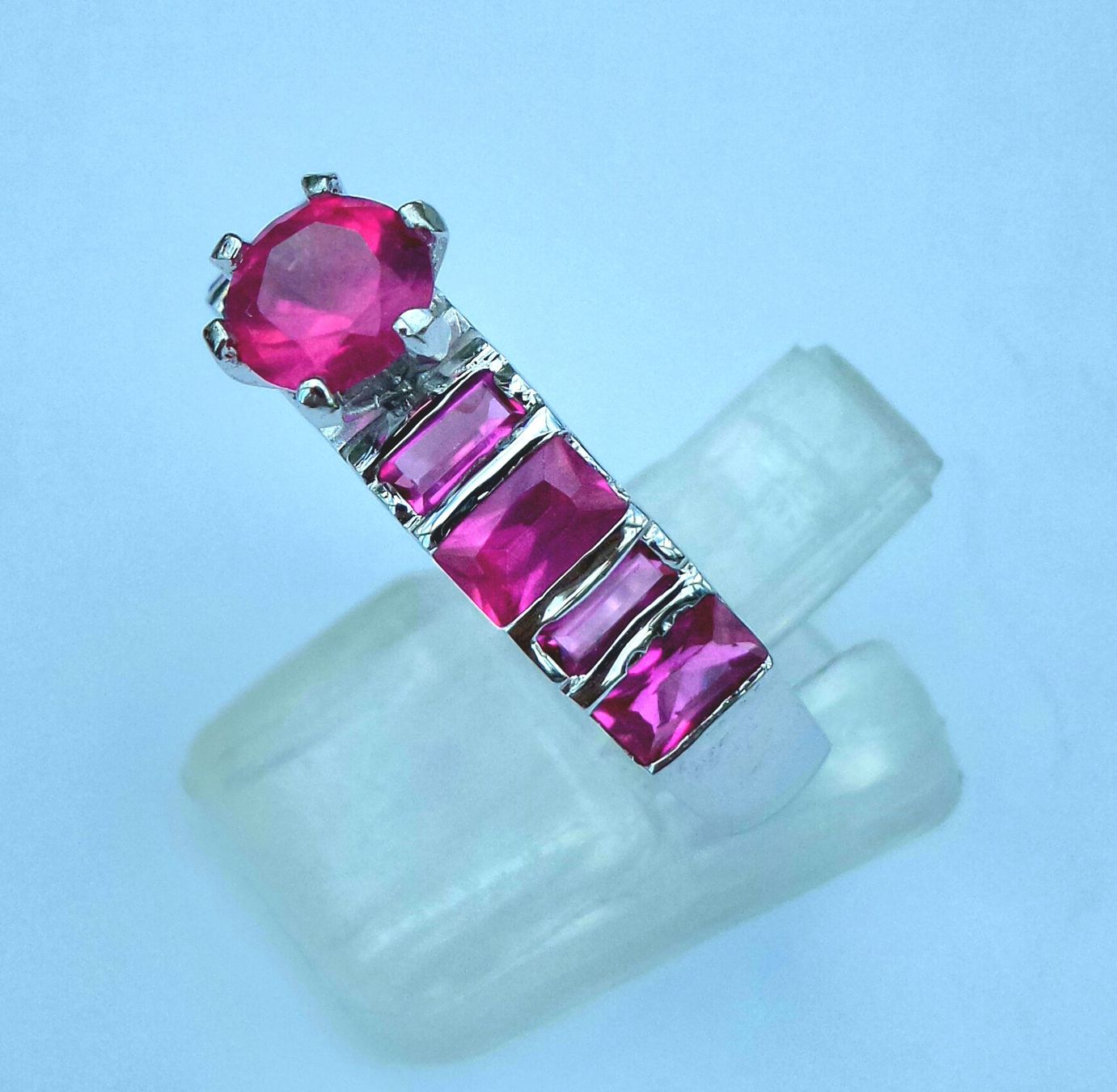 Anelli: Rubin Fingerring – Nuovo e nell'imballaggio originale da Zürich venduto da adriben 6
