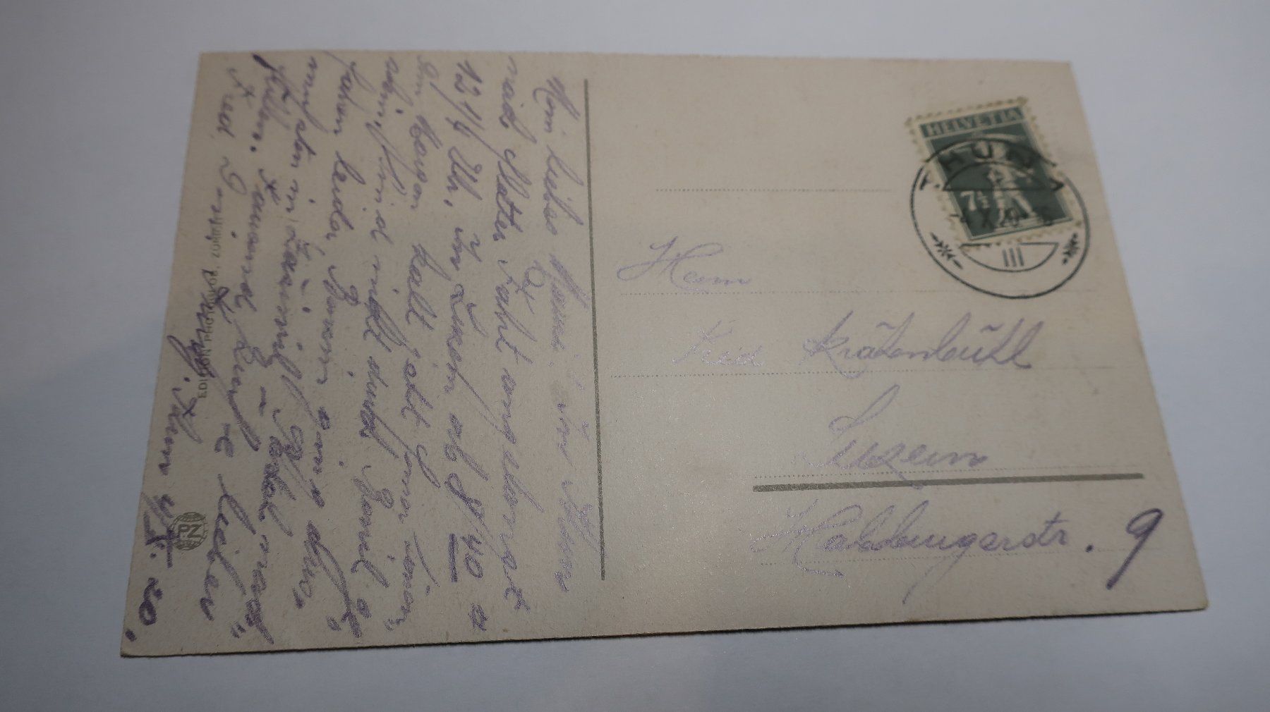 Cartes postales: Thun mit die Alpen 1920 – D'occasion à Cormoret par Pascalll2001 3