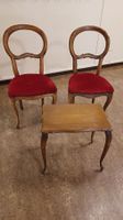 Stühle Beistelltisch Louis Philippe Antik