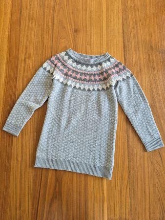 Langarmkleid /Langer Pullover Gr. 122