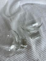 5x Eisbecher aus Glas zu verkaufen