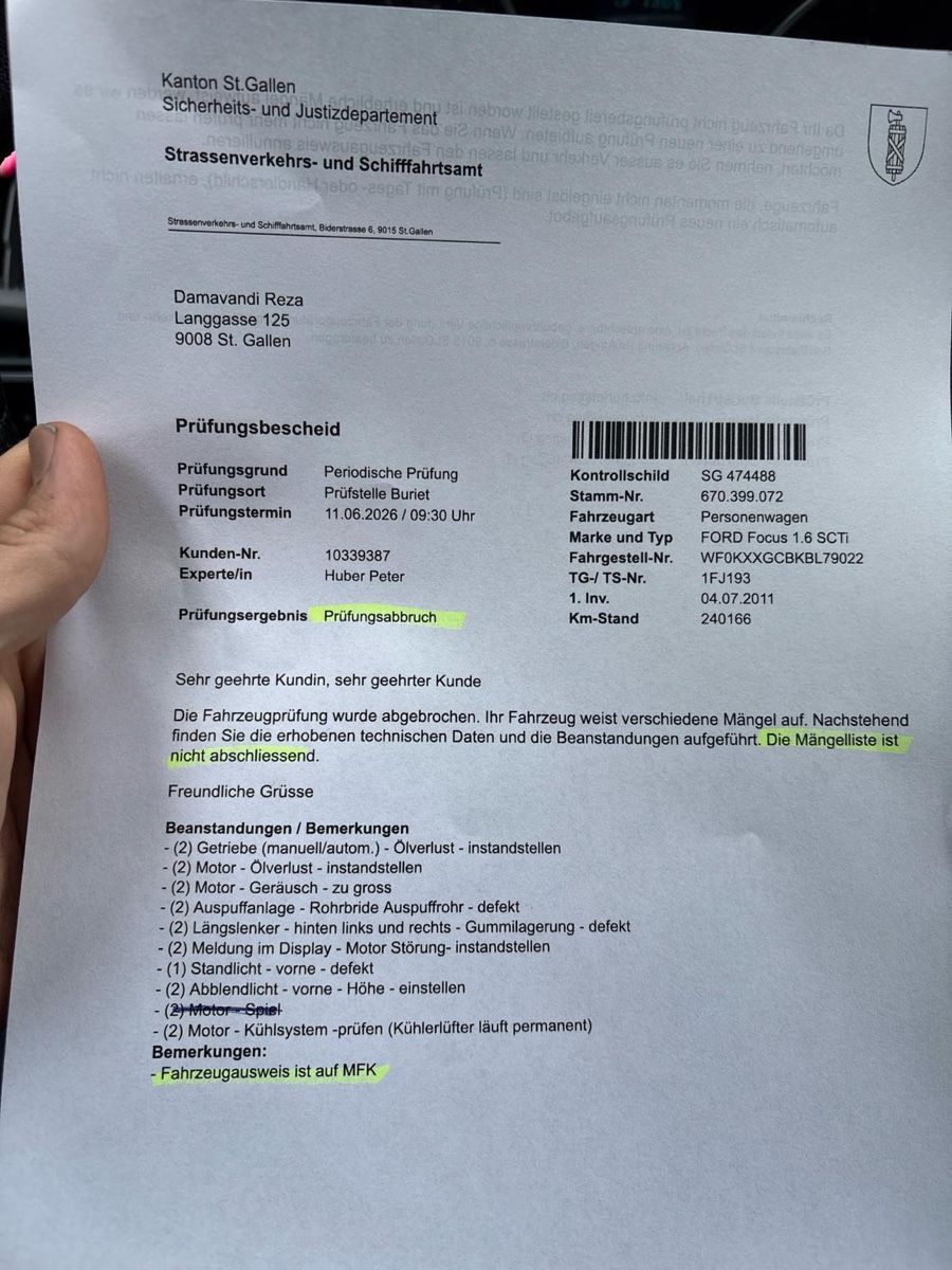 Ford Automobili: Ford focus 2011 1.6 SCTi – Usato da Abtwil SG venduto da dam_vc8j 4