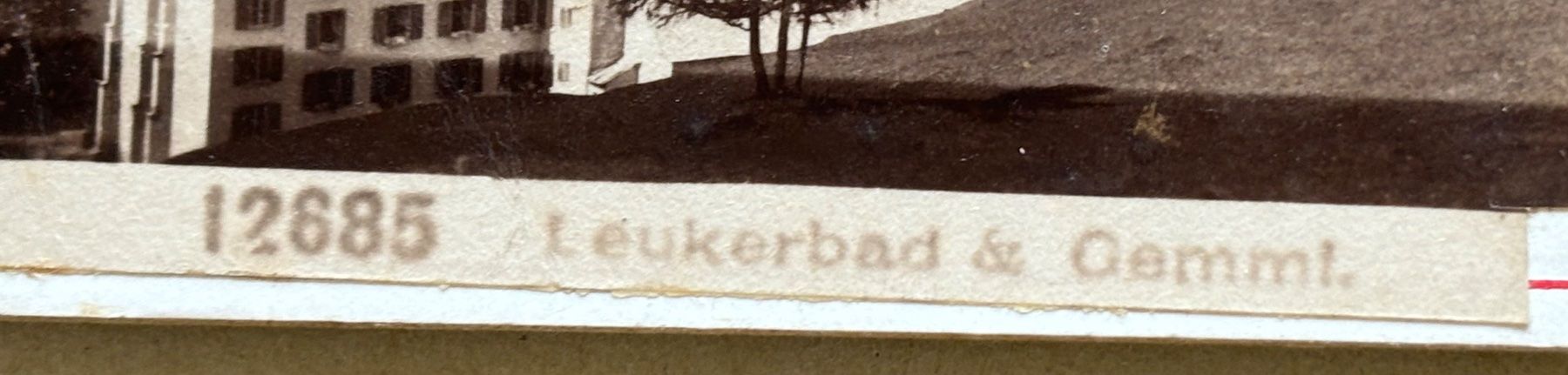 Cartoline postali: Kabinettfoto, Leukerbad und Gemmi – Usato da Frauenfeld venduto da Merk52 1